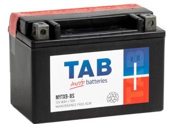 Akumulator motocyklowy 12V 8Ah 120A EXIDE ETX9-BS YTX9-BS EN L+