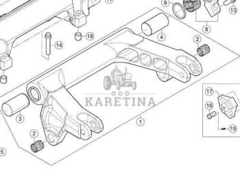 Claas Axion 870 Ramię Podnoszące 6005029467 60 0502 946 7