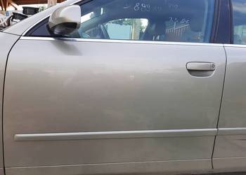Drzwi Lewy Przód Przednie sedan LY1X Audi A4 B6 bez lakierowania