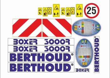 Naklejki Berthoud Boxer 3000R- mocne i odporne z laminatem uv!