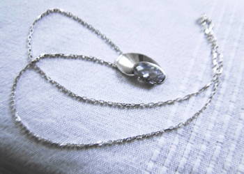 Piękny naszyjnik srebro 925