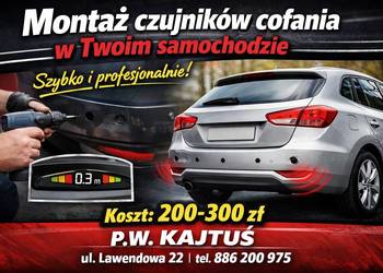 Czujniki cofania MONTAŻ + Czujniki Tył
