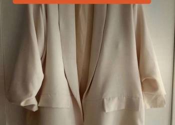 Żakiet, marynarka, nowa, beż, Plus Size, rozmiar 52