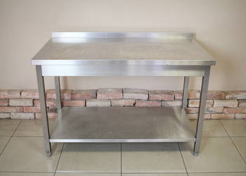 Stół gastronomiczny 130x70 cm z dolną półką