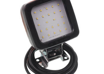 LAMPA ROBOCZA LED, KWADRATOWA, UNIWERSALNA,12/24V, HOMOLOGACJA