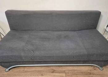 Szara kanapa - rozkładana