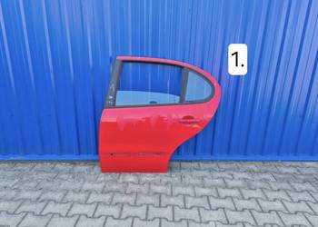 DRZWI TYŁ LEWY LEWE SEAT LEON I ( 1 ) | SEAT TOLEDO II ( 2 ) LP3G CZERWONE