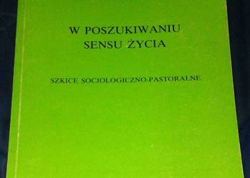 W poszukiwaniu sensu życia. Szkice socjologiczno -pastoralne - J. Mariański