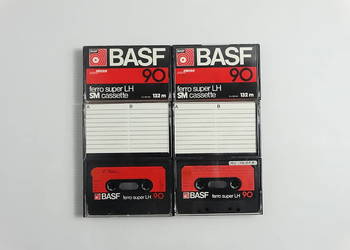 Kasety BASF Ferro Super LH 90 – Stan Kolekcjonerski (Vintage)