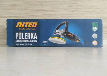NAJTANIEJ Polerka Samochodowa 1200W 150mm + Akcesoria Wysyłka
