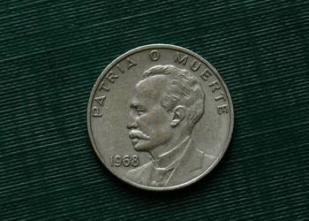 KUBA - 20 centavo, 1968r Jose Marti