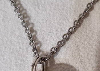 Naszyjnik oksydowany kółeczka