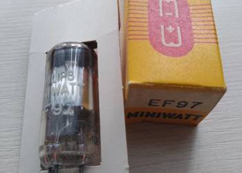 Lampa elektronowa EF97 radio samochodowe