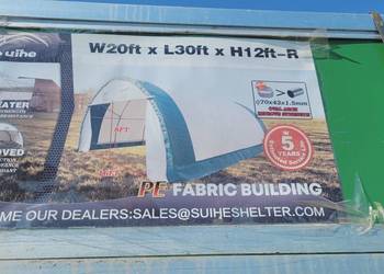 Hala namiotowa łukowa 6 / 9 / 3,6 m