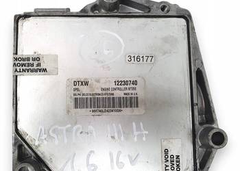 STEROWNIK SILNIKA Opel Astra H 1.6 16V 12230740 DTXW Delphi