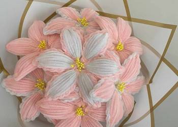 Bukiet Lilii z drucików kreatywnych - różowo biały