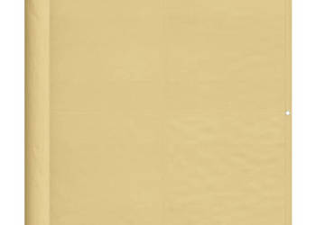 Parawan balkonowy piaskowy 120x600 cm 100% poliester Oxford WM-4000038