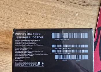 Nowy Xiaomi poco F7 ultra Nieotwarte pudełko  2