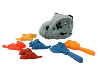 zabawki do piaskownicy Dino Trap - szary