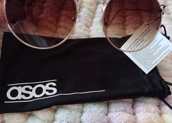 ASOS/ Ekskluzywne Okulary przeciwsłoneczne z Londynu/ NOWE