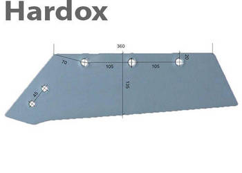 Lemiesz 300hektarów HARDOX DW35S/L części do pługa REGENT