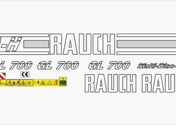 Naklejki RAUCH Axera 1101 mocny klej, odporne, laminat UV