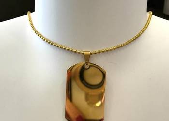 Naszyjnik Męski   Z Nieśmiertelnikiem stal chirurgiczna