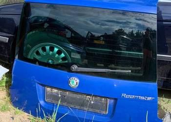 Klapa tył SKODA ROOMSTER kompletna  niebieska