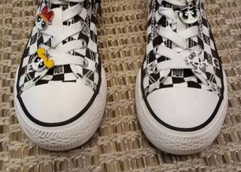Buty dziewczęce roz. 34. CN Powerpuff  kolor SZACHOWNICA