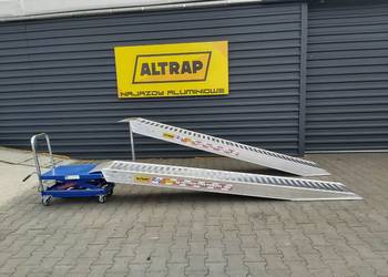 ALTRAP najazdy aluminiowe 4m 5,5t 3800zł netto komplet Cert.