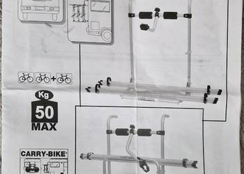 Komplet 2 bagażników rowerowych Fiamma Carry‑Bike Caravan Hobby