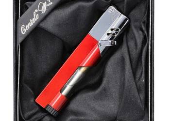 Zapalniczka Prezentowa z Krzesiwem typu Jet Gazowa z Regulacją Czerwona