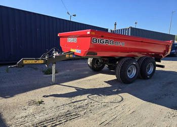Przyczepa wywrotka BIGAB BT-8 HARDOX NOWA (ładowność 8 ton)
