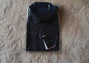 Koszula męska Tommy Hilfiger - elegancka granatowa rozmiar XL