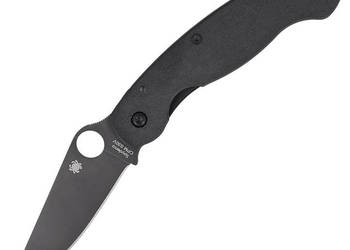 Nóż składany Spyderco Military G-10 Black / Black Blade (C36GPBK)