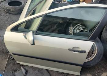 Drzwi kompletne lewe prawe przód tył Peugeot 407 sedan KCVD