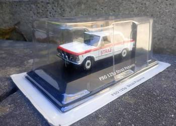 FIAT 125P STRAŻ POŻARNA kultowe auta PRL 1/43 Deagostini Legendy FSO