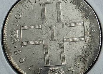 Ruble Pawła I 1798 i 1801 ,piękne monnicze