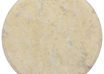 Blat do stołu kremowy Ø40 x 25 cm marmur WM-149189