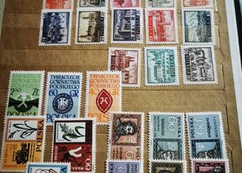 Znaczki polskie serie