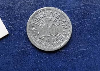 Stare monety 10 fenig 1918 Meuselwitz Niemcy