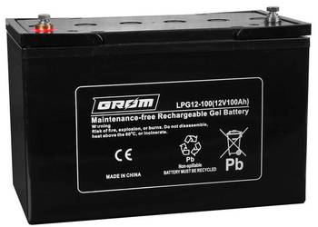 Akumulator żelowy GROM 12V 100Ah LPG12-100