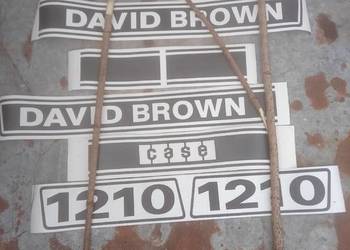 Naklejki David Brown case 1210 kabina maska ciągnik