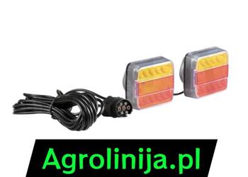 LAMPY TYLNE LED Na Magnes Agtech Kpl. Przewód 7,5m  Zestaw Lamp
