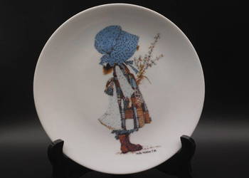 Talerz kolekcjonerski z wizerunkiem postaci Holly Hobbie Bavaria Creidlitz