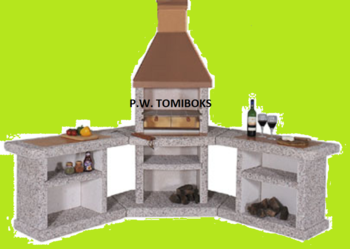 GRILL NORMAN ATLANTIK CORNER nierdzewny dach