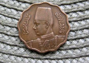 Egipt 10 Milimów 1938r