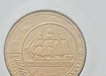 2 zł Historia monety polskiej - Żaglowiec 2005 r. - Mennicze