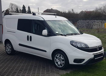 Fiat Doblo MAXI 5 OSÓB DŁUGI KLIMA 6-BIEGÓW KRAJOWY I-WŁAŚCICIEL FAKTURA V…