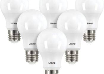 Linkind LED E27 Edison Żarówka, 9W 6 szt opakowanie
